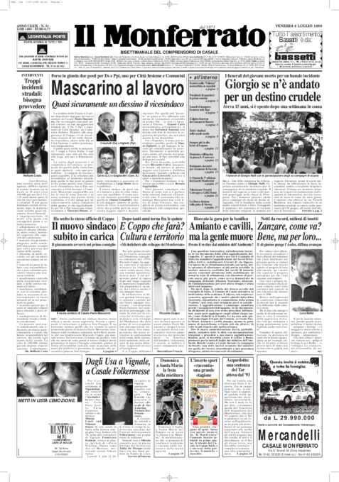 Il Monferrato - Edizione 51 del 02/07/1999